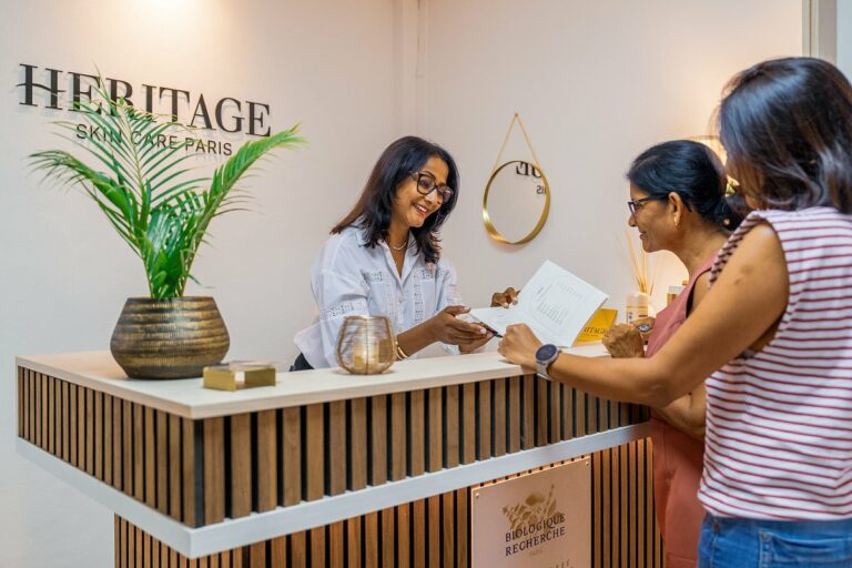 Atelier de beauté -Heritage Skin Care Paris à l'île maurice